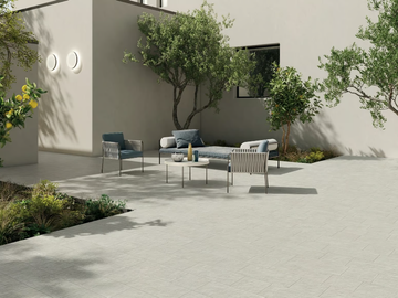 VIE DELLA PIETRA CHIANCA - Porcelain stoneware outdoor floor tiles with stone effect by Marca Corona - view 3